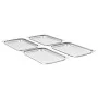 Bandejas Gastronorm 4 unidades GN 1/1 20 mm acero inoxidable de , Cubetas para mesas de vapor - Ref: Foro24-50878, Precio: 53...