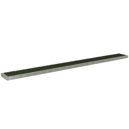 Arriate de gaviones de acero galvanizado 1000x100x20 cm de , Maceteros y jardineras - Ref: Foro24-151318, Precio: 132,74 €, D...
