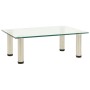322760 TV Stand Transparent 40x35x17 cm Tempered Glass de , Muebles TV - Ref: Foro24-322760, Precio: 30,25 €, Descuento: %