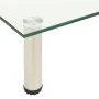 322760 TV Stand Transparent 40x35x17 cm Tempered Glass de , Muebles TV - Ref: Foro24-322760, Precio: 29,66 €, Descuento: %