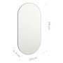 Espejo 60x30 cm vidrio de , Espejos - Ref: Foro24-326082, Precio: 20,41 €, Descuento: %