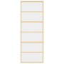 Puerta corredera dorada de vidrio ESG transparente y aluminio de , Puertas para el hogar - Ref: Foro24-155160, Precio: 124,04...