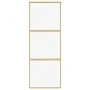 Schiebetür aus transparentem ESG-Glas und goldenem Aluminium von , Türen für zu Hause - Ref: Foro24-155148, Preis: 149,07 €, ...