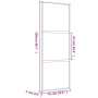 Puerta corredera dorada de vidrio ESG transparente y aluminio de , Puertas para el hogar - Ref: Foro24-155148, Precio: 147,45...