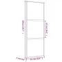 Schiebetür aus transparentem ESG-Glas und goldenem Aluminium von , Türen für zu Hause - Ref: Foro24-155148, Preis: 149,07 €, ...