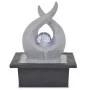 Fuente de agua de interior con luz LED de poliresina de vidaXL, Fuentes y cascadas - Ref: Foro24-244288, Precio: 42,99 €, Des...