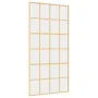 Schiebetür aus transparentem ESG-Glas und goldenem Aluminium von , Türen für zu Hause - Ref: Foro24-155174, Preis: 174,53 €, ...