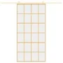 Schiebetür aus transparentem ESG-Glas und goldenem Aluminium von , Türen für zu Hause - Ref: Foro24-155174, Preis: 174,53 €, ...