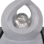 Fuente de agua de interior con luz LED de poliresina de vidaXL, Fuentes y cascadas - Ref: Foro24-244288, Precio: 42,10 €, Des...