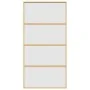Schiebetür aus goldenem ESG-Milchglas und Aluminium von , Türen für zu Hause - Ref: Foro24-155183, Preis: 183,68 €, Rabatt: %
