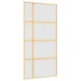 Puerta corredera dorada de vidrio ESG esmerilado y aluminio by , Doors for the home - Ref: Foro24-155195, Price: 188,93 €, Di...