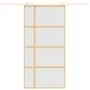 Puerta corredera dorada de vidrio ESG esmerilado y aluminio by , Doors for the home - Ref: Foro24-155195, Price: 188,93 €, Di...