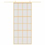 Puerta corredera dorada vidrio ESG esmerilado aluminio 90x205cm de , Puertas para el hogar - Ref: Foro24-155176, Precio: 177,...