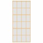 Puerta corredera dorada vidrio ESG esmerilado aluminio 90x205cm de , Puertas para el hogar - Ref: Foro24-155176, Precio: 177,...