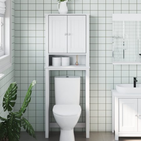 Mueble para inodoro BERG madera maciza blanco 60x27x164,5 cm de , Muebles de baño - Ref: Foro24-358554, Precio: 168,67 €, Des...