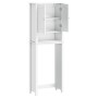 Mueble para inodoro BERG madera maciza blanco 60x27x164,5 cm de , Muebles de baño - Ref: Foro24-358554, Precio: 168,67 €, Des...