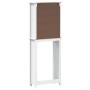 Mueble para inodoro BERG madera maciza blanco 60x27x164,5 cm de , Muebles de baño - Ref: Foro24-358554, Precio: 168,67 €, Des...