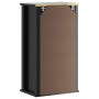 Mueble de pared baño BERG madera maciza pino negro 40x27x71,5cm de , Muebles de baño - Ref: Foro24-358549, Precio: 78,03 €, D...