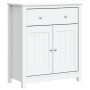 Mueble de baño BERG madera maciza de pino blanco 69,5x34x80 cm de , Muebles de baño - Ref: Foro24-358542, Precio: 161,67 €, D...