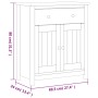 Mueble de baño BERG madera maciza de pino blanco 69,5x34x80 cm de , Muebles de baño - Ref: Foro24-358542, Precio: 161,67 €, D...