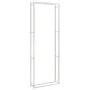Estante para leña acero inoxidable 110x28x312 cm de , Bolsas y soportes de leña - Ref: Foro24-357867, Precio: 102,73 €, Descu...