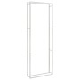 Estante para leña acero inoxidable 110x28x312 cm de , Bolsas y soportes de leña - Ref: Foro24-357867, Precio: 104,64 €, Descu...