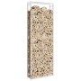 Estante para leña acero inoxidable 110x28x312 cm de , Bolsas y soportes de leña - Ref: Foro24-357867, Precio: 104,64 €, Descu...