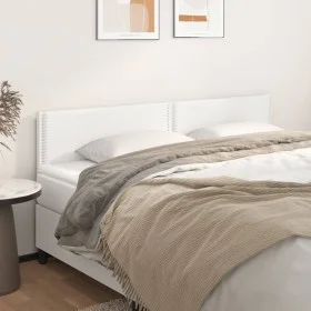 Headboards 2 units of white synthetic leather 80x5x78/88 cm by , Headboards and footboards - Ref: Foro24-345953, Price: 70,33...