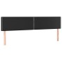 Cabeceros 2 unidades de cuero sintético negro 90x5x78/88 cm de , Cabeceros y pies de cama - Ref: Foro24-345972, Precio: 35,43...