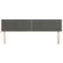 Cabeceros 2 unidades de terciopelo gris oscuro 90x5x78/88 cm de , Cabeceros y pies de cama - Ref: Foro24-345979, Precio: 35,4...