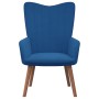 Sillón de relax de terciopelo azul de , Sillones - Ref: Foro24-327665, Precio: 96,05 €, Descuento: %