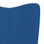 Blauer Samt-Entspannungssessel von , Sessel - Ref: Foro24-327665, Preis: 94,32 €, Rabatt: %