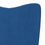 Sillón de relax de terciopelo azul de , Sillones - Ref: Foro24-327665, Precio: 96,05 €, Descuento: %