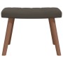 Sillón de relax con taburete terciopelo gris oscuro de , Sillones - Ref: Foro24-327667, Precio: 116,04 €, Descuento: %