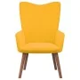 Sillón de relax con taburete terciopelo amarillo mostaza de , Sillones - Ref: Foro24-327673, Precio: 121,77 €, Descuento: %