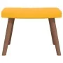 Sillón de relax con taburete terciopelo amarillo mostaza de , Sillones - Ref: Foro24-327673, Precio: 121,77 €, Descuento: %