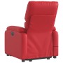 Sillón de masaje elevable eléctrico cuero artificial rojo en Sillones | Comprar online en Foru.es