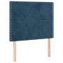 Cabeceros 2 unidades de terciopelo azul oscuro 100x5x78/88 cm de , Cabeceros y pies de cama - Ref: Foro24-3116238, Precio: 50...