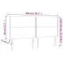 Headboards 4 units of white synthetic leather 100x5x78/88 cm by , Headboards and footboards - Ref: Foro24-3116301, Price: 93,...