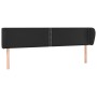 Cabecero de cuero sintético negro 183x23x78/88 cm de , Cabeceros y pies de cama - Ref: Foro24-3117106, Precio: 60,05 €, Descu...