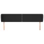 Cabecero de cuero sintético negro 183x23x78/88 cm de , Cabeceros y pies de cama - Ref: Foro24-3117106, Precio: 60,05 €, Descu...
