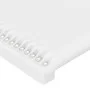Headboard with white synthetic leather ears 93x23x118/128 cm by , Headboards and footboards - Ref: Foro24-3117895, Price: 85,...