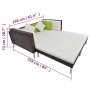 Set muebles de jardín 4 piezas y cojines ratán sintético marrón de vidaXL, Conjuntos de jardín - Ref: Foro24-42943, Precio: 5...
