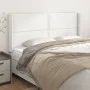 Headboard with white synthetic leather ears 183x16x118/128 cm by , Headboards and footboards - Ref: Foro24-3119543, Price: 14...