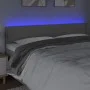 Kopfteil mit LED-grauem Kunstleder 180x5x78/88 cm von , Kopf- und Fußteile - Ref: Foro24-3121578, Preis: 60,67 €, Rabatt: %