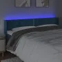 LED-Kopfteil aus dunkelblauem Samt, 183 x 16 x 78/88 cm von , Kopf- und Fußteile - Ref: Foro24-3123160, Preis: 75,98 €, Rabat...