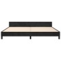 Estructura de cama con cabecero de terciopelo negro 200x200 cm de , Camas y somieres - Ref: Foro24-3125716, Precio: 208,58 €,...