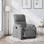 Sillón reclinable eléctrico tela de microfibra gris oscuro en Sillones | Comprar online en Foru.es
