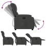 Sillón reclinable eléctrico tela de microfibra gris oscuro en Sillones | Comprar online en Foru.es