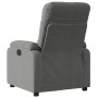 Sillón reclinable eléctrico tela de microfibra gris oscuro en Sillones | Comprar online en Foru.es